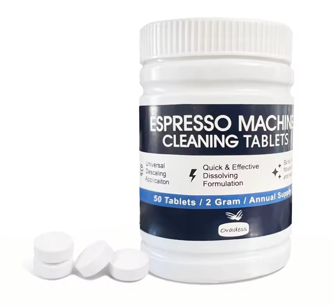 Coffee Machine Cleaning Tablets,Removes Grease,Residues from Pipes,Suitable for Fully Automatic,Semi-Automatic Coffee Ma
