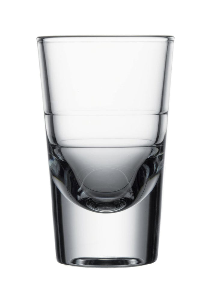 High quality glass cup with thick bottom, capacity 110