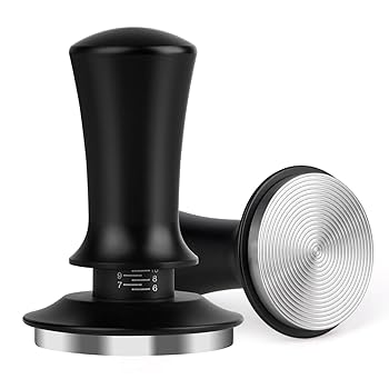 51mm Espresso Tamper, Coffee Tamper for Espresso Machine, Espresso Tamp with Spring Loaded Tamper, Depth-adjustable Espr