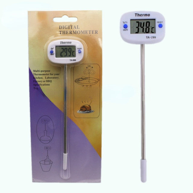 Stainless Steel digital Coffee Thermometer for coffee cafe Beverages Solution