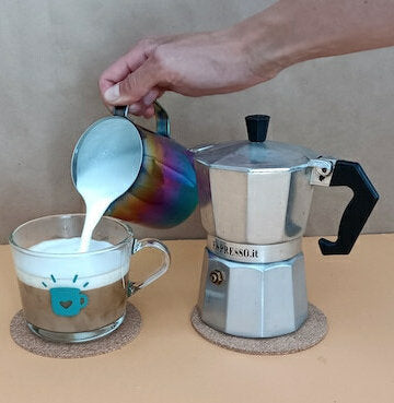 ESCOBAR Espresso coffee for Mokapot tool (medium dark roast ) for milk drinks