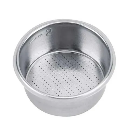 Stainless Steel Cup Non-Pressurized Porous Coffee Filter 51mm - double Shot