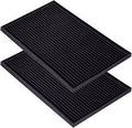 Thick black silicone placemat for coffee tables, availble sizes (45*30 - 20*30 - 20*35)