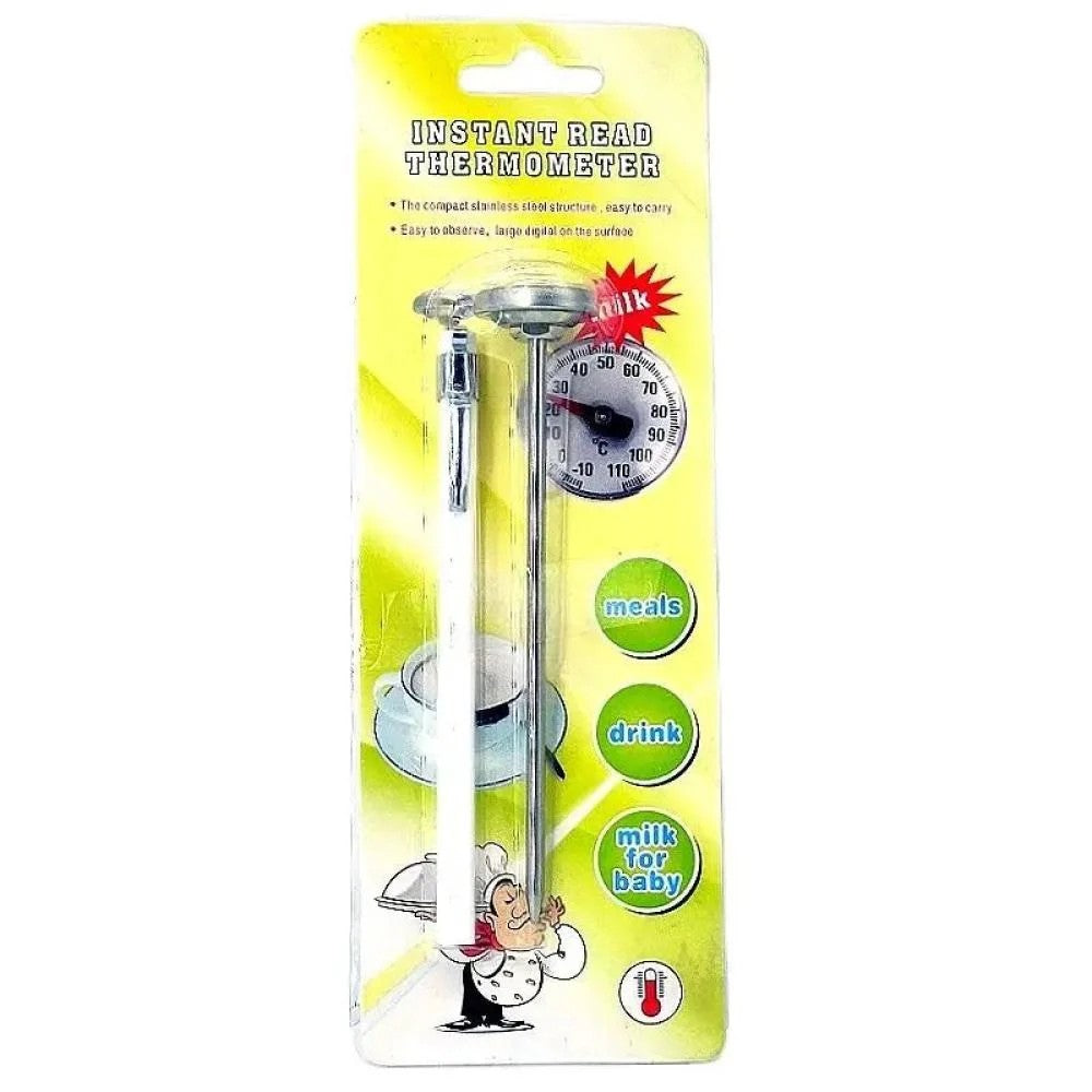 Stainless Steel Analog Coffee Thermometer for coffee cafe Beverages Solution