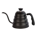 Professional V60 coffee drip pot, black Bombay, capacity 1.2 liters (without thermometer)