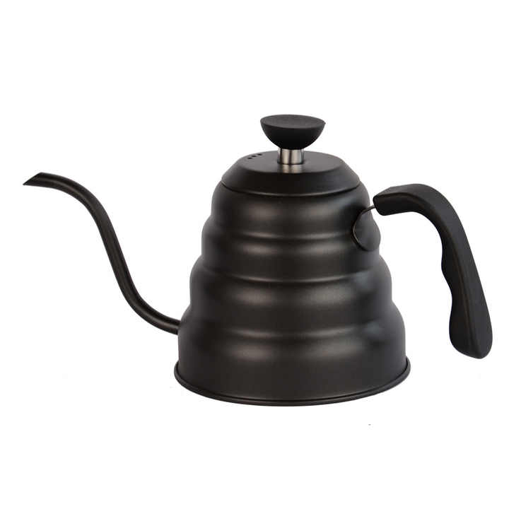 Professional V60 coffee drip pot, black Bombay, capacity 1.2 liters (without thermometer)
