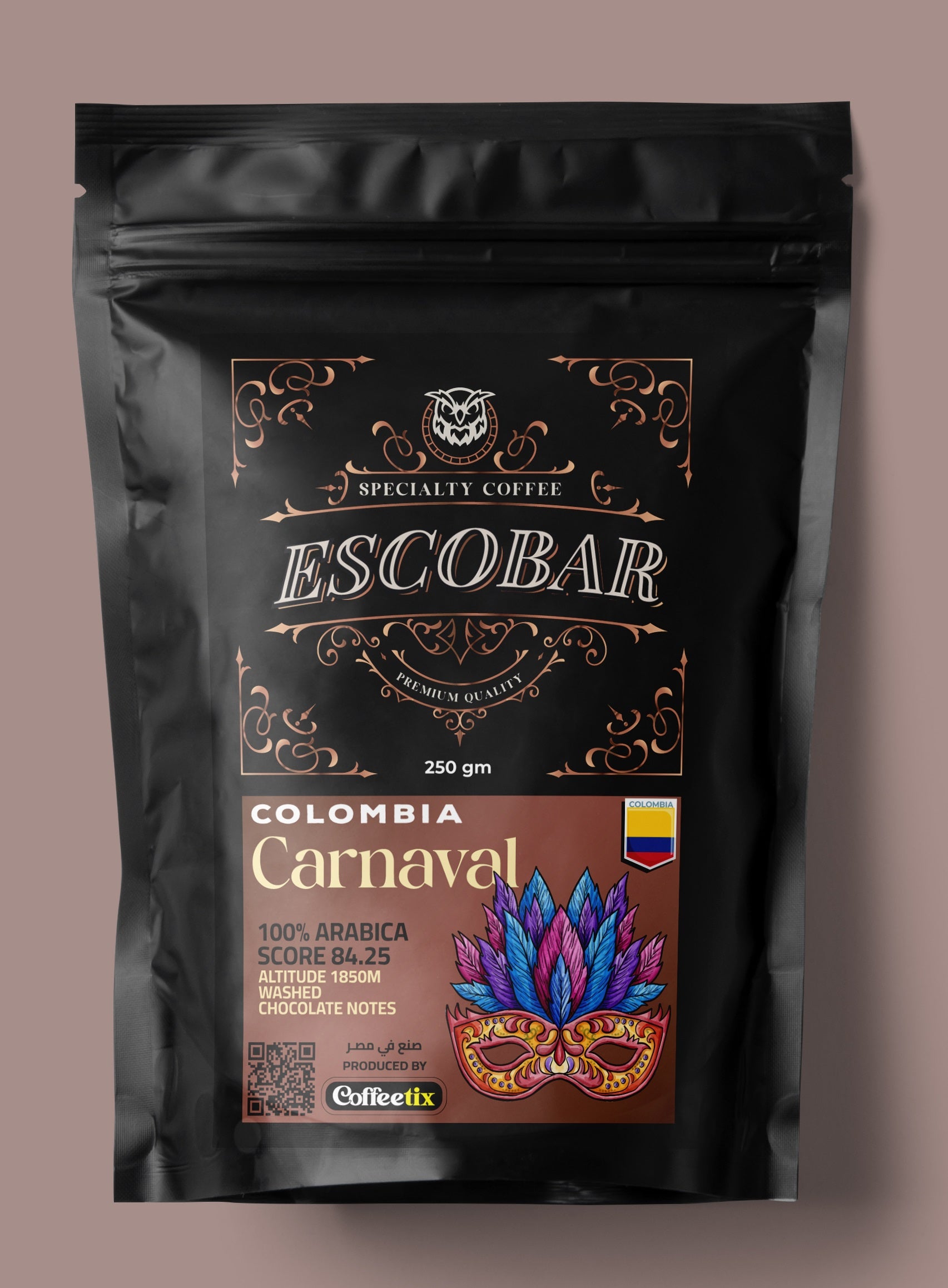 CARNAVAL 100% Arabica single-origin coffee from COLOMBIA