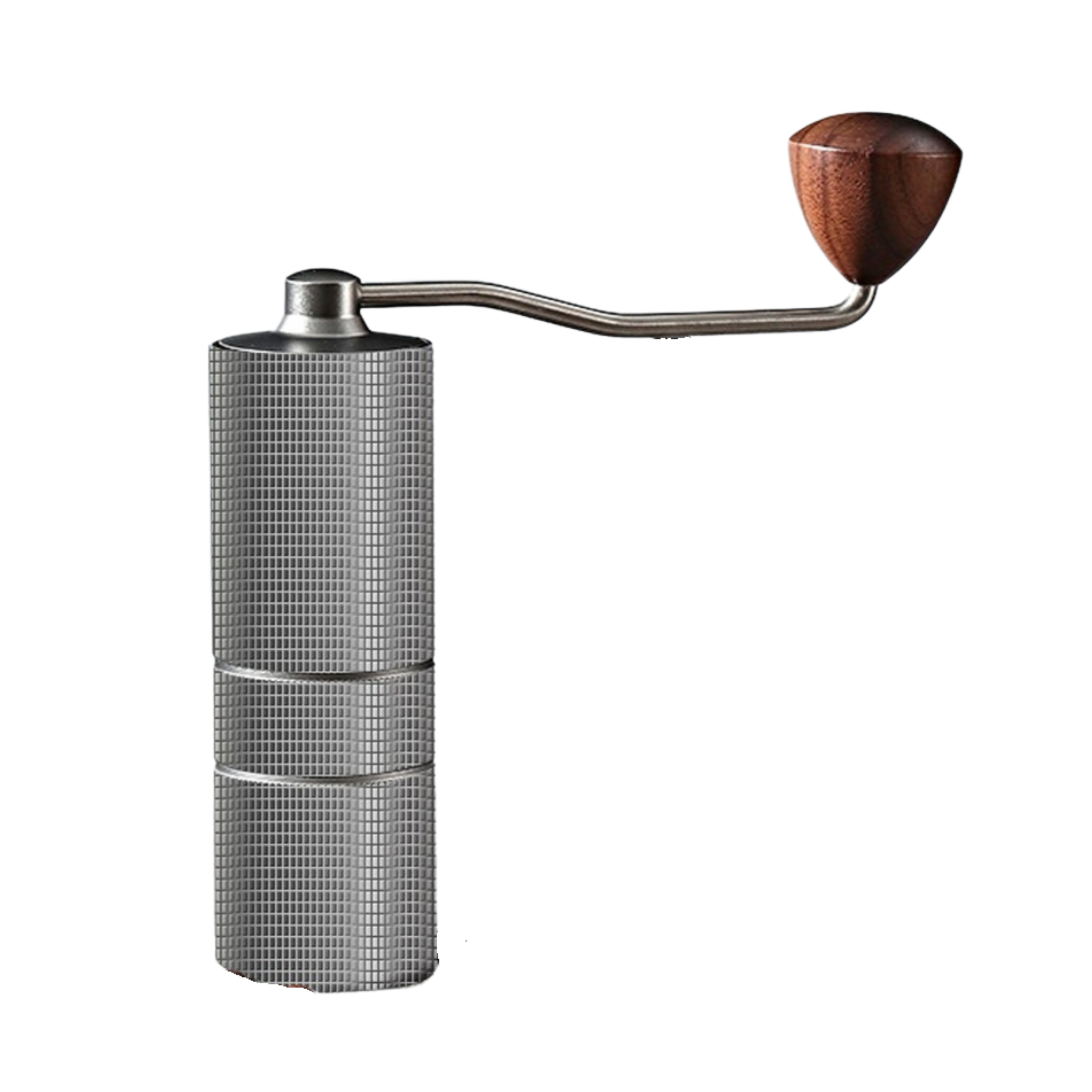 Stainless Steel Seven Cone Manual Coffee Grinder Silver(Compatible with exposed port filter arm)